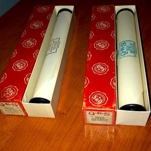 ✖️DONATED✖️ VTG Player Piano Sheet Music Rolls QRS Co.